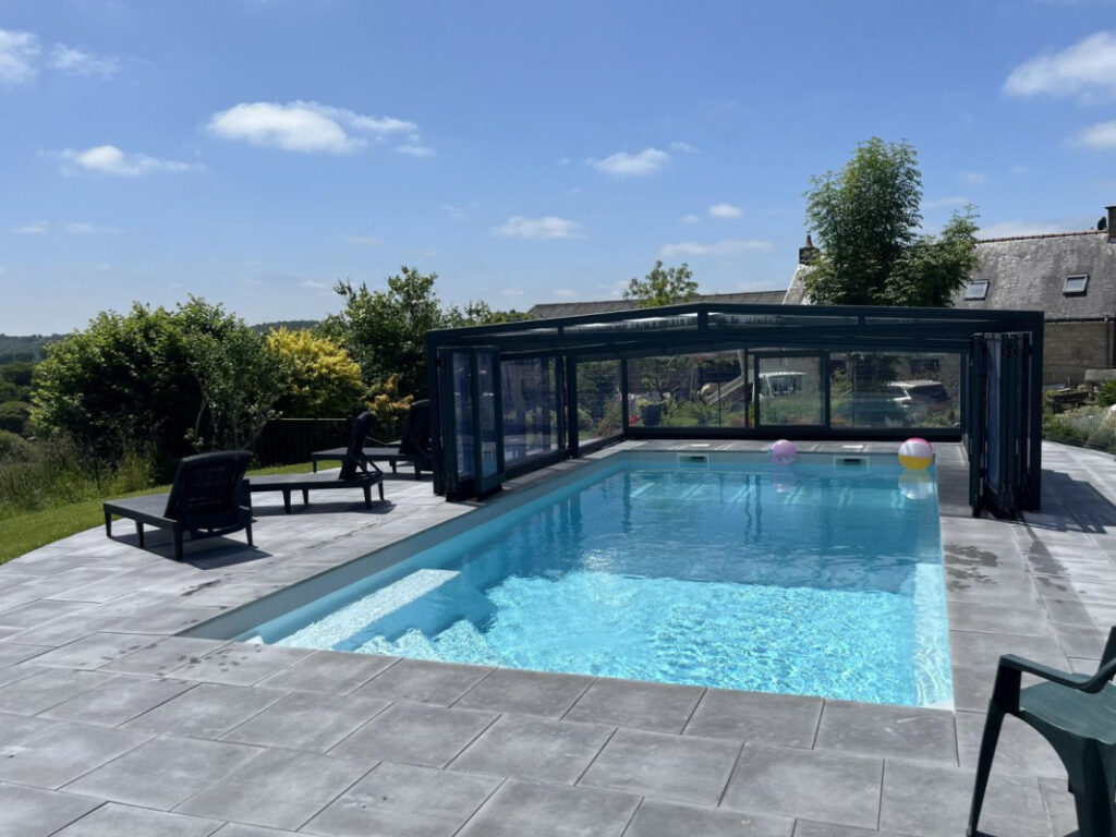 maison de vacances avec piscine